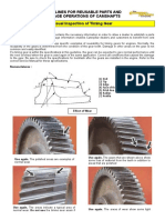 Guidelines For Reusable Parts and Salvage Operations of Camshafts Visual Inspection of Timing Gear