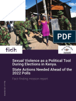 Kenya SGBV Report - January 2022