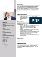 Coolfreecv Resume en 03 N