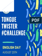 TONGUE TWISTER CHALLENGE