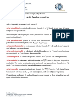 Ariile Figurilor Geometrice Breviar Teoretic Fisa de Lucru