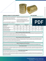 Data Sheet GreenOil Range of Filter Elements - 01.2020