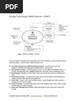 Omega Technology CMMS Features - (OMC)