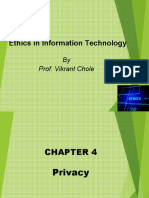 Ethics in Information Technology: by Prof. Vikrant Chole