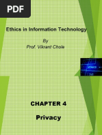 Ethics in Information Technology: by Prof. Vikrant Chole