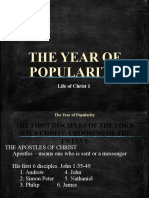 The Year of Popularity