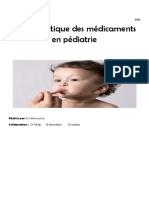 Guide Pratique Des Medicaments en Pediatrie