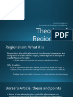 Theories of Regionalism