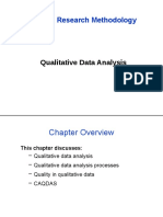 BUAD801 Research Methodology: Qualitative Data Analysis