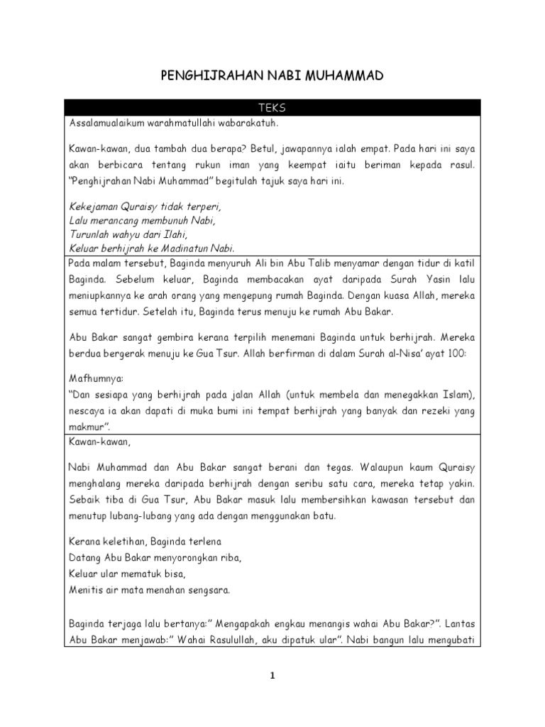 Nabi Di Gua Tsur | PDF | Agama & Spiritualitas