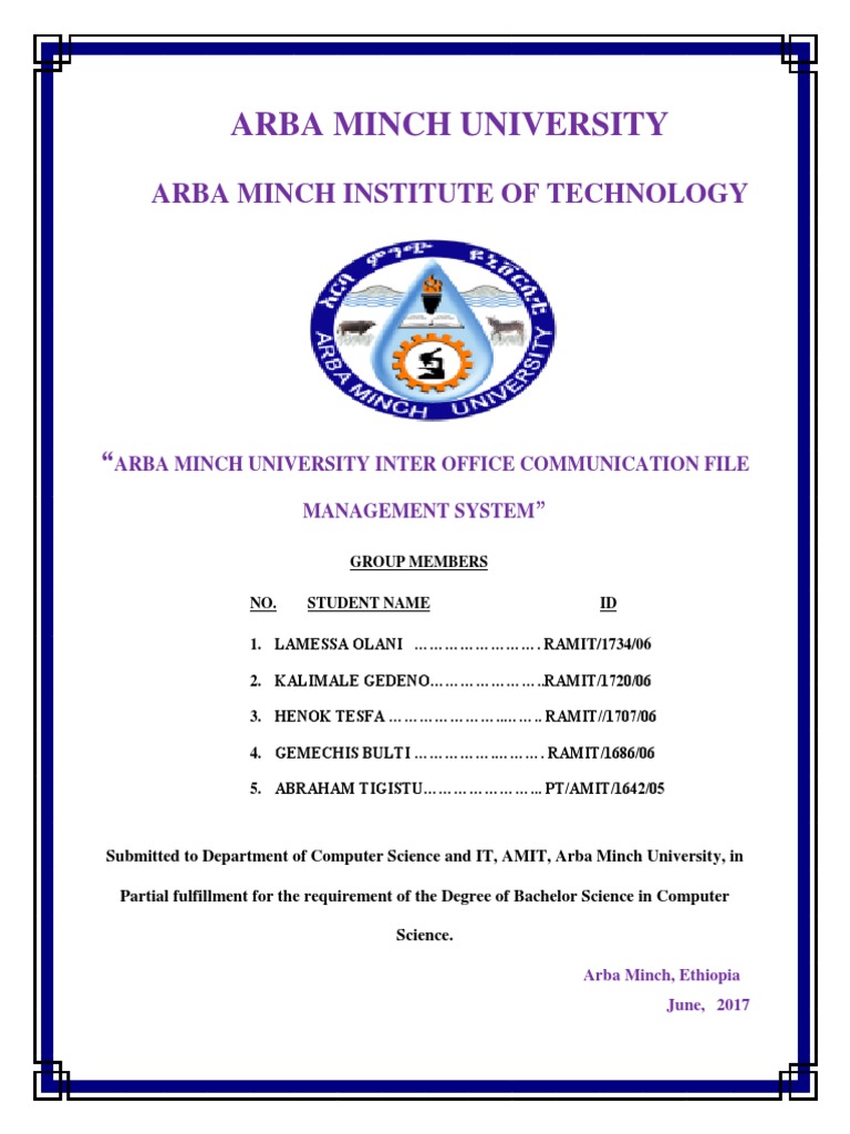Inter Office Communication File Managment System | PDF | Use Case ...