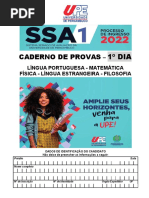 Caderno de Provas Ssa1 1dia 29 10