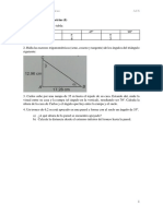 Ejercicios - Trigonometría (I)