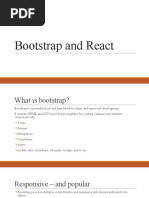 Bootstrap and React