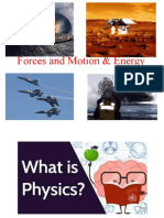 Forces Motion Energy