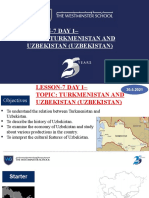 Yr8 SST - May30-Turkmenistan and Uzbekistan (Uzbekistan)