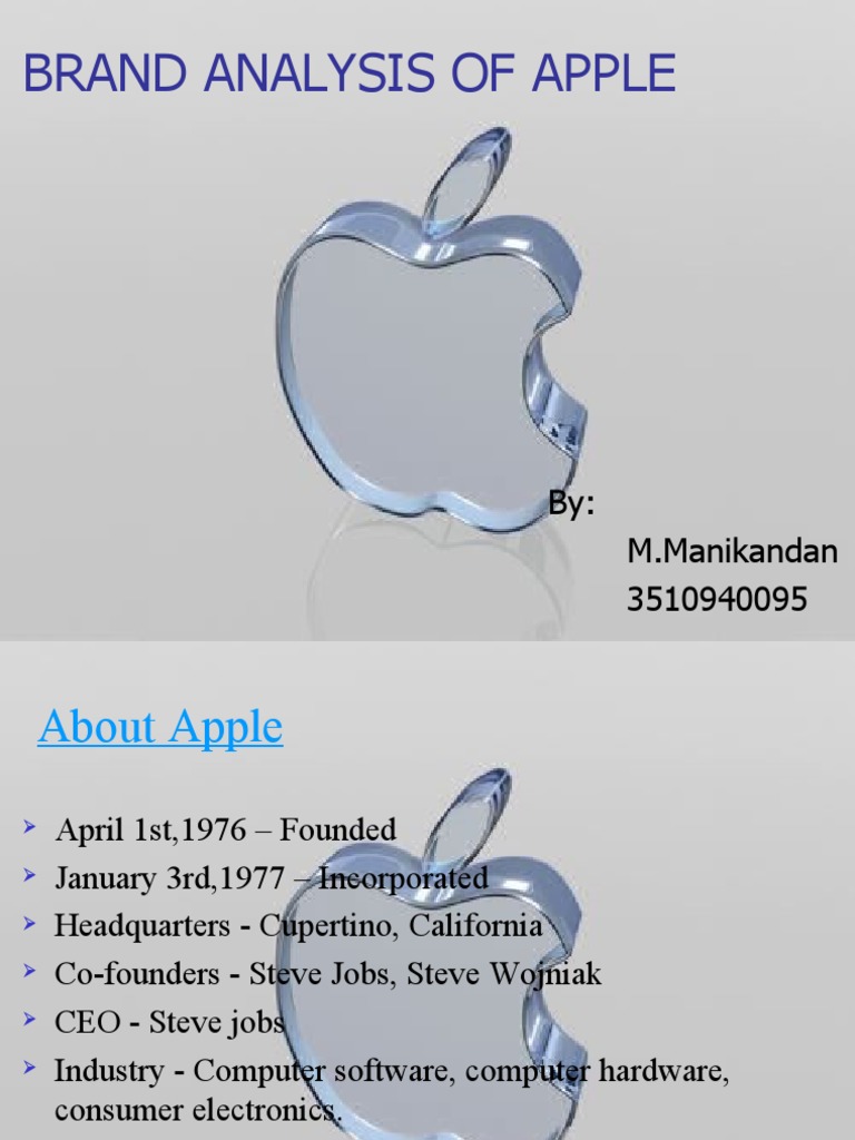 Apple Brand Analysis and Logo History | PDF | Apple Inc. | Steve Jobs