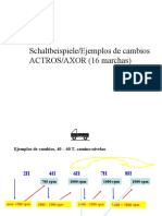 Axor - Actros Ejemplo Cambios - Español