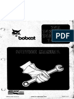 Bobcat Skidsteer Service Repair Manual(Models 741 742 743 742b 743b 743ds 7434s) PDF