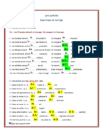 Les Articles Partitifs Exercices Et Corrige