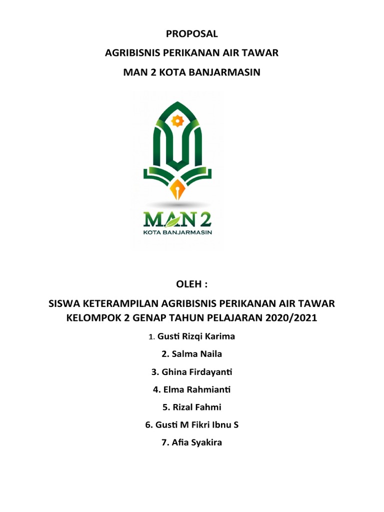 Proposal Perikanan Kelompok 2 Genap | PDF