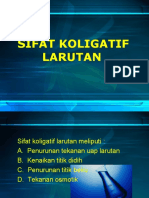 SIFAT KOLIGATIF LARUTAN