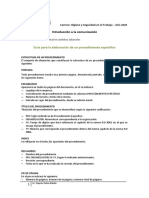 Guía para La Elaboración de Un Procedimiento Específico