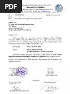 Surat Permohonan kunjungan