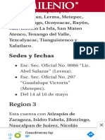 municipios del Edomex para la vacunación para docentes