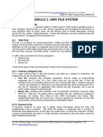 Module 2. Unix File System