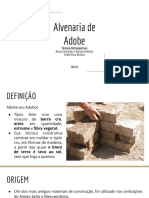 Técnicas de construção com adobe no Brasil colonial