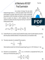 Fluid Mechanics Final Exam