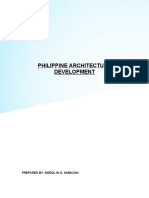 Philippine Architectural Development: Prepared By: Norol-In O. Sabacan