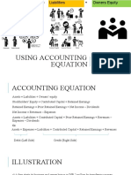 Using Accounting Equation