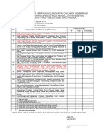 A. Formulir Verifikasi Kelengkapan Dokumen Dan Berkas
