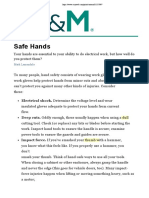 Cap 11.1 Seguridad Para Las Manos -Safe Hands