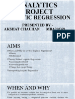 Akshat Chauhan - MBA20C69 - Logistic Regression - Analytics