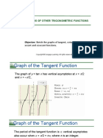 Graphs of Other Trigonometric Functions