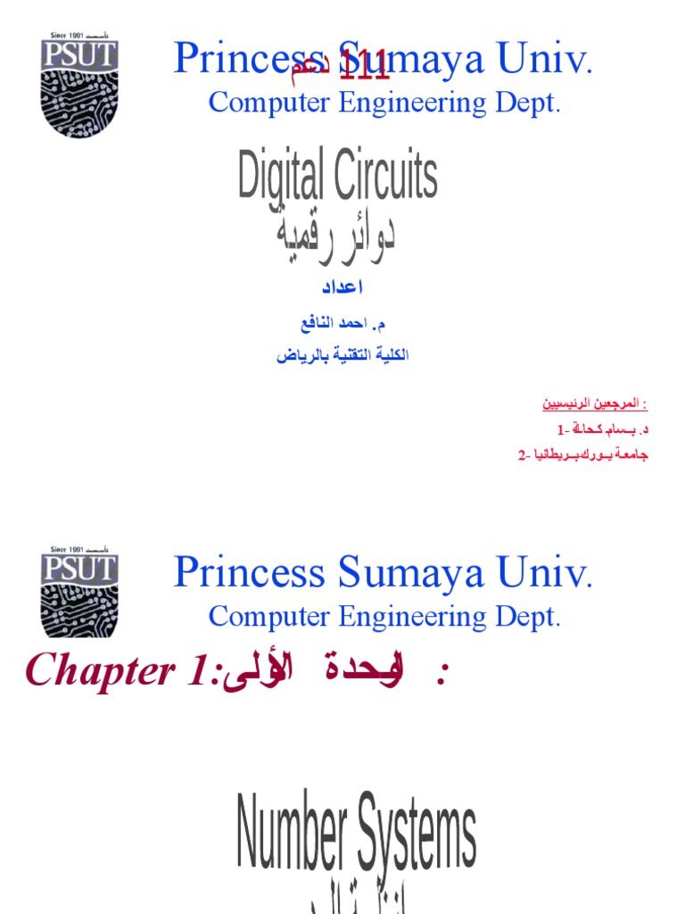 Chapter - 1 Binary - system الوحدة الاولى.. انظمة العد | PDF