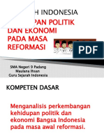 Reformasi Politik Ekonomi