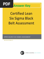 Certified Lean Six Sigma Black Belt Assessment Belt Assessment