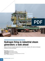 Hydrogen Firing in Industrial Steam Generators