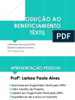 Aula 1 Beneficiamento Têxtil