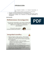 Conducta Responsable en Investigacion