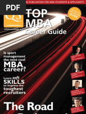 Topmba Career Guide Spring Summer 11 Pdf Master Of Business Administration Corporate Social Responsibility