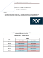 Harmonogram Zajęć Hybrydowych Klas 1-3 Od 15.03.2021