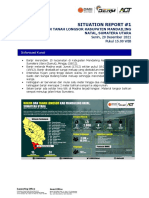 Sitrep Banjir Dan Longsor Kab Mandailing Natal Sumut #1