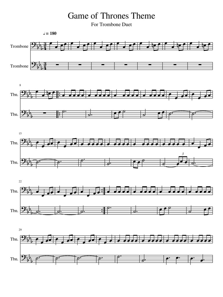 The Incredibles Trombone Sheet music for Trombone (Solo)