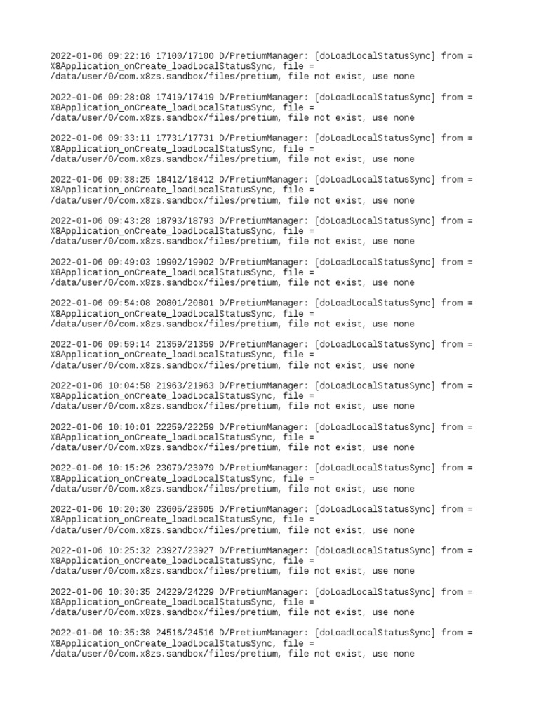 Com x8zs Sandbox Log | PDF | Computers
