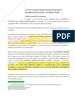 Informe Sobre El Examen de Informacin Financiera Prospectiva